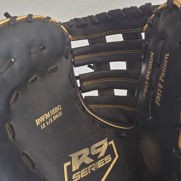 Rawlings R9 Series R9FM18BG 12.5" First Base Mitt 2021 Model LH Throw Baseball - Picture 6 of 7